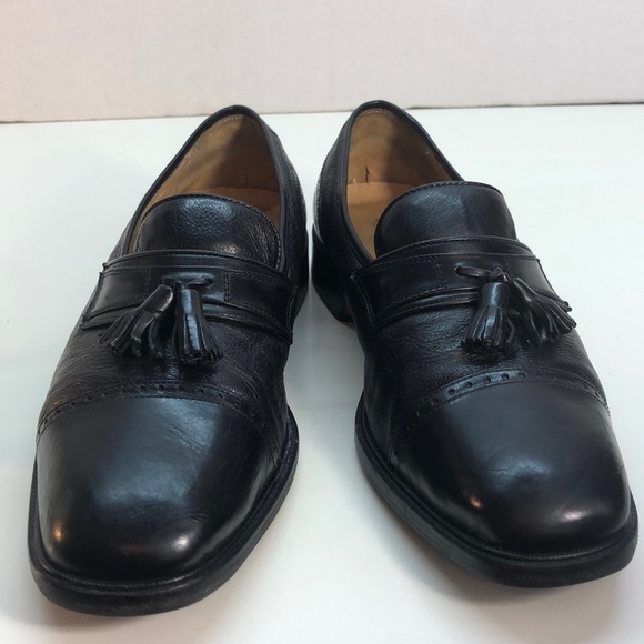 Pronto Uomo Black Tassel Shoes Size 11 - Picture 1 of 8